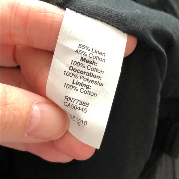 Madewell embroidered navy with tassel fringe dress - Picture 6 of 7